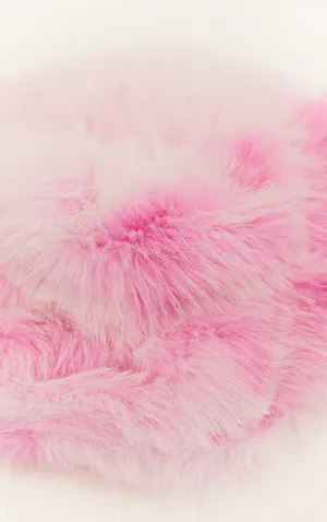 Pink Faux Fur Texture Wallpaper