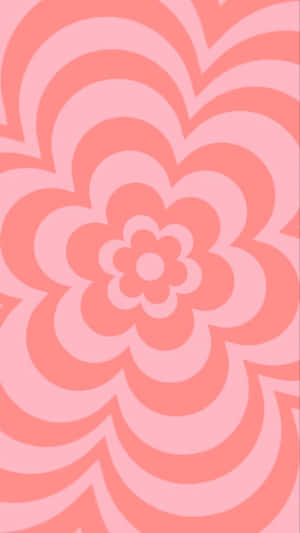 Pink Floral Pattern Background Wallpaper