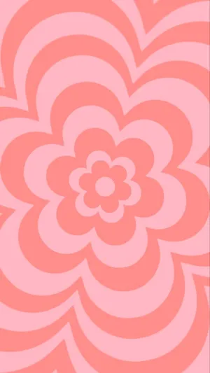 Pink Floral Pattern Background Wallpaper