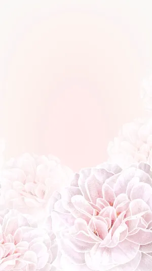 Pink Floral Rose Design Wallpaper