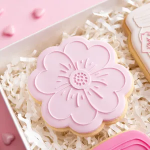 Pink Flower Sugar Cookie Wallpaper