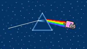 Pink Floyd's Iconic Album 'dark Side Of The Moon'. Wallpaper