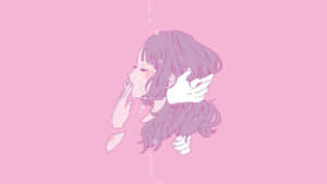 Pink Girl Hands Edgy Pfp Wallpaper