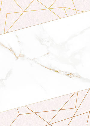 Pink Gold White Marble Wallpaper