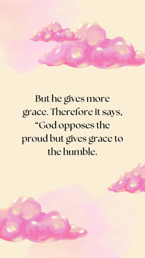 Pink Grace Bible Verse Wallpaper