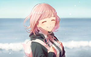 Pink Hair Chiaki Nanami Wallpaper