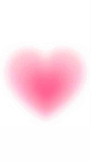 Pink Heart Aura Abstract Wallpaper