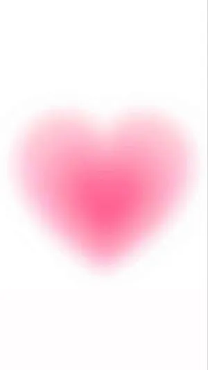 Pink Heart Aura Abstract Wallpaper