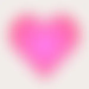 Pink Heart Aura Abstract Wallpaper