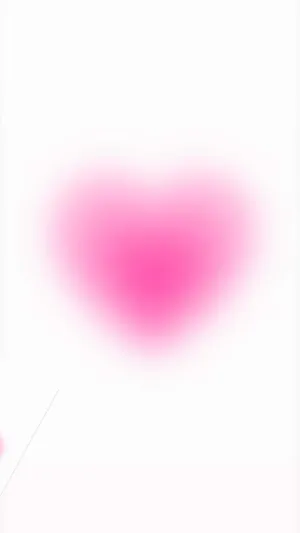 Pink Heart Aura Abstract Wallpaper