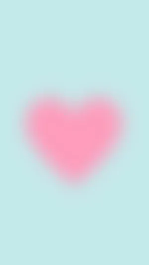 Pink Heart Aura Background Wallpaper