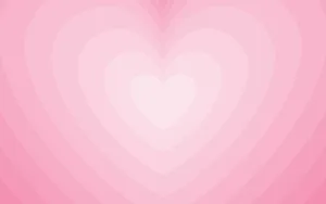 Pink Heart Aura Background Wallpaper