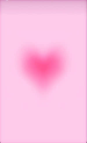 Pink Heart Aura Background Wallpaper