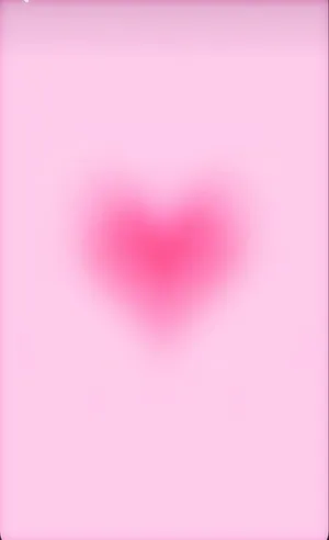 Pink Heart Aura Background Wallpaper
