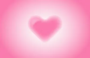 Pink Heart Aura Background Wallpaper