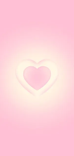 Pink Heart Aura Background Wallpaper