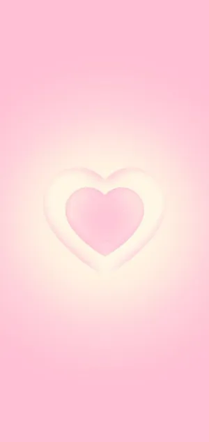 Pink Heart Aura Background Wallpaper