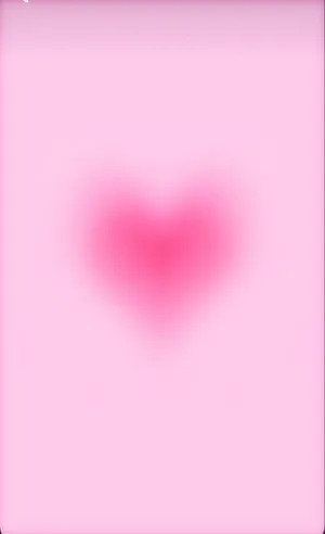 Pink Heart Aura Background Wallpaper