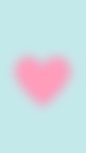 Pink Heart Aura Glow Wallpaper