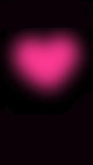 Pink Heart Aura Glow Wallpaper