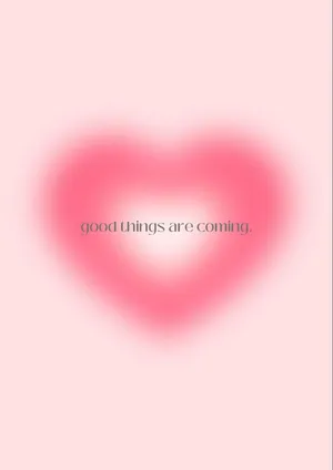 Pink Heart Aura Inspirational Quote Wallpaper