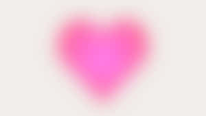 Pink Heart Aura Wallpaper