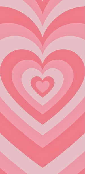 Pink Heart Layers Aesthetic.jpg Wallpaper