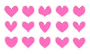 Pink Heart Pattern Background Wallpaper