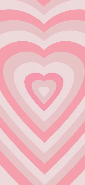 Pink Heart Shaped Wallpaper Wallpaper
