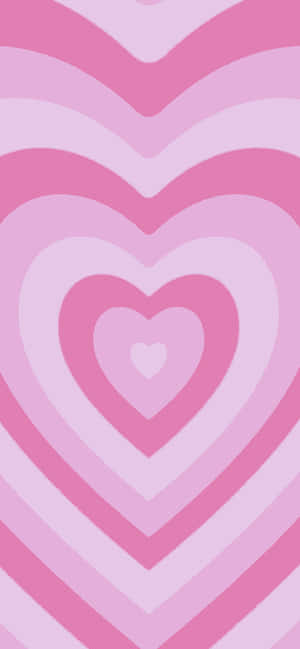 Pink_ Heart_ Waves_ Aesthetic.jpg Wallpaper
