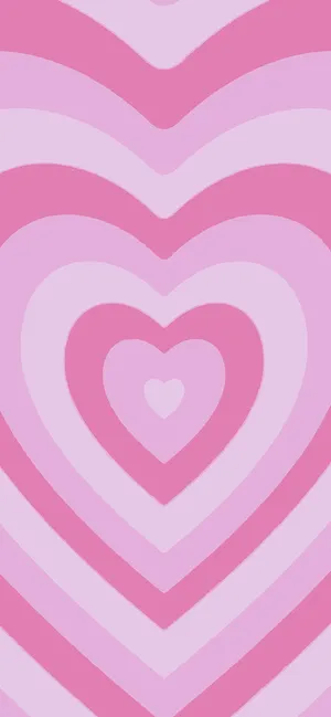 Pink_ Heart_ Waves_ Aesthetic.jpg Wallpaper