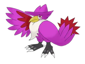 Pink Honchkrow Wallpaper