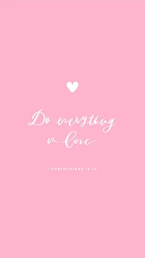 Pink Inspirational Bible Verse Wallpaper Wallpaper