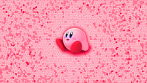 Pink Kirby Aesthetic Background Wallpaper