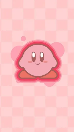Pink Kirby Aesthetic Wallpaper Wallpaper