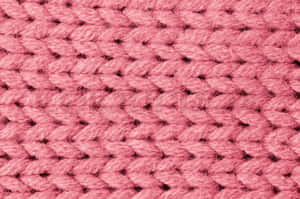 Pink Knitted Yarn Texture Wallpaper