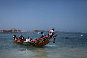 Pink Lake Dakar Wallpaper