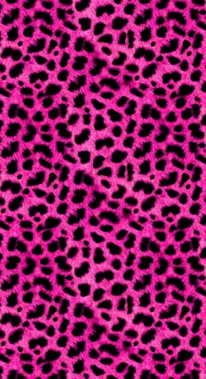 Pink Leopard Print Texture Wallpaper