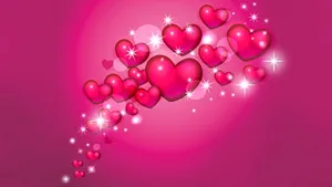 Pink Love - A Beautiful Expression Of Romance Wallpaper