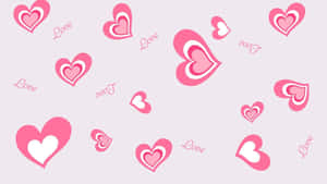 Pink Love - A Journey Of Romantic Feelings Wallpaper