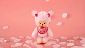 Pink Monchhichi Doll Wallpaper