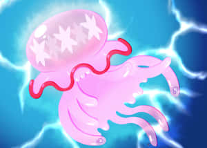 Pink Nihilego Wallpaper