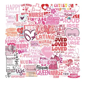 Pink Nurse Collage Aesthetic Wallpaper