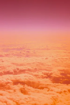Pink Orange Cloudscape Aesthetic Wallpaper