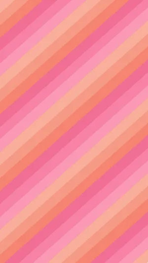 Pink Orange Striped Aesthetic Background Wallpaper