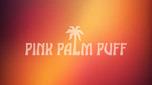Pink Palm Puff Logo Wallpaper
