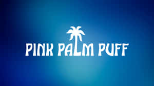 Pink Palm Puff Logo Wallpaper