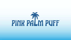 Pink Palm Puff Logo Wallpaper