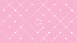 Pink Pattern Cycle Graphic Wallpaper