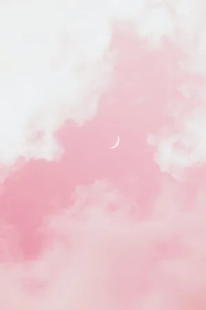 Pink Pfp Sky With Moon Wallpaper